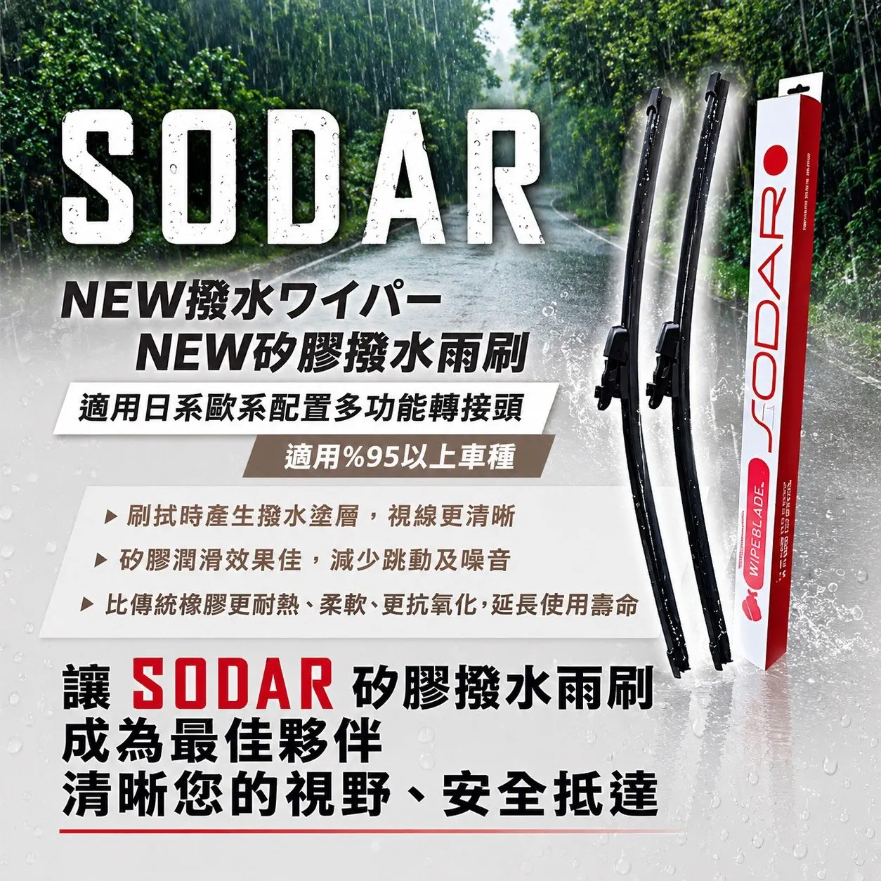 Sodar鍍膜雨刷